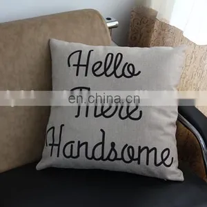 Fashion New Design Handmade Cushion Cover50x50 Wholesale Linen Sofa Decorative Machine Embroidery Designs Cushion Cover thumbnail-6