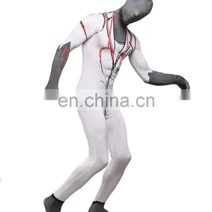 Morph Suits Crazy Doctor Full Body Spandex Zentai Costume Cosplay Blood thumbnail-3