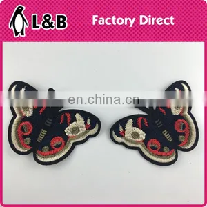 2017 Wholesale Chinese Custom Iron on Embroidery Heat Rose Patch thumbnail-4