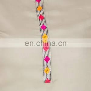 Premium Quality Viscose Fabric Knee Length Embroidered Lady Kurtis thumbnail-4