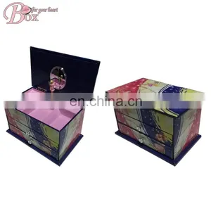 Custom Cardboard Ballerina Music Box With Drawer thumbnail-4