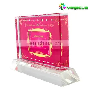 Personalized 3d Glass Photo Frame for Sublimation Printing Hot Sale thumbnail-3