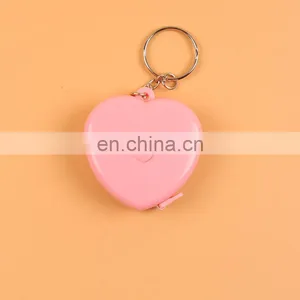 150cm 60 Inch Push Button Round Case Soft Retractable Plastic Tape Measure thumbnail-2