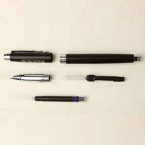 Chinese Fountain Pens,Fountain Pen Ink for Signature, 0.7mm Metal With Metal Hand Feeling thumbnail-2