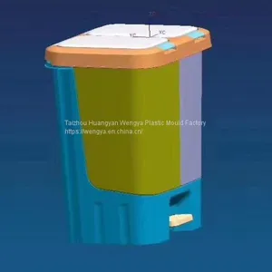 Rubbish Bin Mould --Plastic Mould thumbnail-2