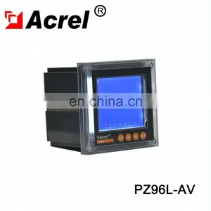 LCD Digital Display Panel Meter, Voltage Multifunction Energy Power Meter With RS485 Modbus ACREL PZ96L-AV thumbnail-2