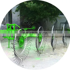 High Quality Finger Wheel Hay Rake thumbnail-1