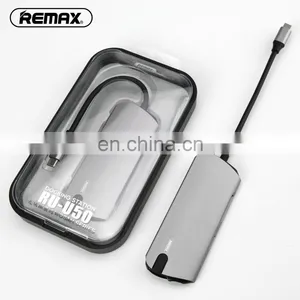 Remax Ru-u50 Wosan Series Eight In One Usb Type-c Adapter Docking Station Laptop thumbnail-4