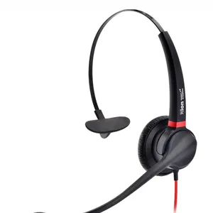 Hion U90 Popular Calling Center Online Teacher’s Best Choice USB Dual Microphones Noise Reduction Headphone thumbnail-1