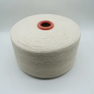 Ne8s/1 Raw White of Labor Insurance Glove Yarn Recycled Polyester Yarn Manufacturers Supply thumbnail-1