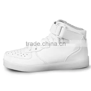 2016 New Fashion Athletic Men and Women Running Shoes Led Shoes,no Lace Canvas Shoes for Adults or Kids thumbnail-5