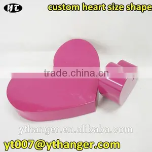 Wedding Decoration Heart Shaped Red Wood Heart Christmas Decoration thumbnail-1
