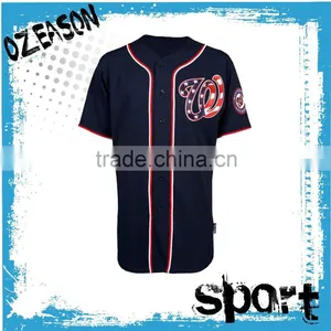 Custom Blank Baseball Jersey Wholesale Dri Fit Softball Jerseys thumbnail-1