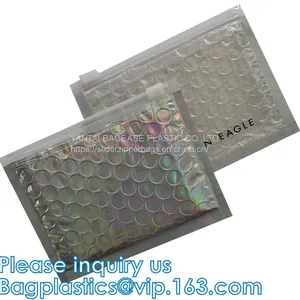 Re-close Lipstick Mascara Travel Packaging, Bubble Padded Zipper Bag, Cushioned Postal Bags With Zipper thumbnail-5