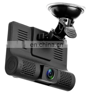 Drop Shiping Gt100 Multi-language Car Black Box 4 Inch Screen Three Lens 170 Degree Night Vision Video Dash Cam Recorder thumbnail-2