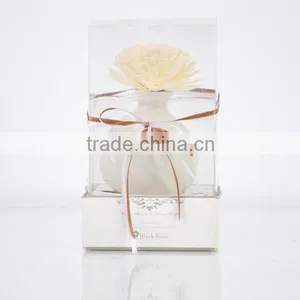 Home Fragrance Sola Flower Diffuser With Ceramic Jar, Air Fresher Gift Set thumbnail-1