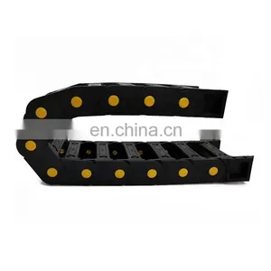 Manufacturer Supply Carrier Chain Cable Plastic 35/45/56/65mm Plastic Height Nylon Cable Drag Chain With Cable Chain thumbnail-4