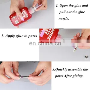 New 50ml Threadlocker Loctiter 222 242 Screw Glue 243 Anti-loose Tight Sealing Adhesive Thread Fastening Glue thumbnail-5