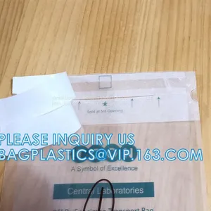 Zipper Locking Pouches for Specimens, Biohazard Specimen Bag, Biohazard Specimen Transport Bag, Autoclavable Bags thumbnail-1