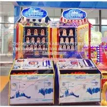 Guangdong Zhongshan Tai Le Play Children's New Shooting Ball Throwing Classic North American Wind Win Lottery Shooting Amusement Equipment Hip Hop Penguin Kingdom Cute Video Game Entertainment thumbnail-4