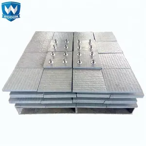 High Impact and Abrasion Hardfacing Chromium Carbide Overlay Wear Steel Plate Dimetal thumbnail-1