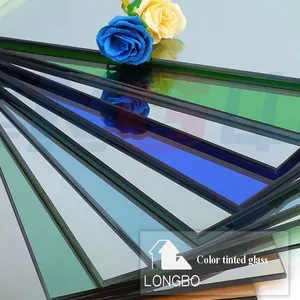 4mm 5mm Color Tinted Glass With Green, Blue, Grey, Bronze, Clear Colors thumbnail-3