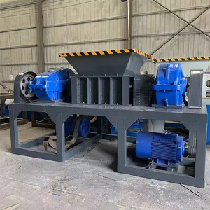 Dual Shaft Shredder for Wood Plastic Waste High Efficiency Plastic Crushing Machine thumbnail-5