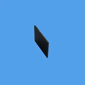 Ultra-thin Rectangular Block-shaped Black Ceramic Ferrite Magnets, Thickness 0.65mm, Customizable thumbnail-1