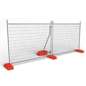 Factory Hot Sale Australia Temporary Fence Panels Wood Galvanized Frames for Outdoor Use thumbnail-1