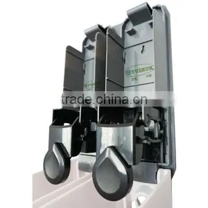 New 700ml Double Soap/Shampoo Dispenser Lotion Pump Action Wall Mounted Shower YK1051 thumbnail-4
