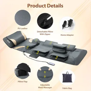 Massage Bed Topper With Neck, Back & Hip Relaxation System MH-A85 thumbnail-3