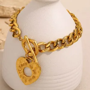 Nickel-Free Hypoallergenic Stainless Steel Link Bracelet 7.5 Inch OEM Wholesale Supplier thumbnail-1