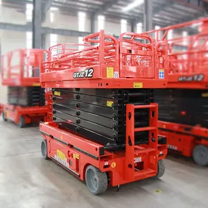 6 Meters Electric Scissor Lift 230kg Load Capacity 2001-4000 Hours Stock Ready Ship JCPT0807DC Engine Core thumbnail-4