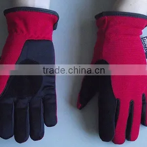 Red, Blue or Black Waterproof Snow Ski Soft Mesh Mechanic Work Gloves thumbnail-1