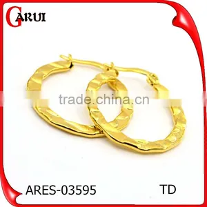 Fashion Accessories 316L Stainless Steel Hoop New 2016 Latest Gold Earring Designs thumbnail-1