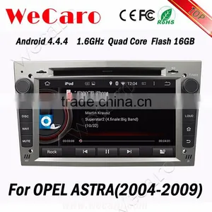 WECARO 2 Din Bluetooth Pure Android 4.4.4 Car Navigation Radio Gps for Opel Astra 2004 - 2009 thumbnail-2