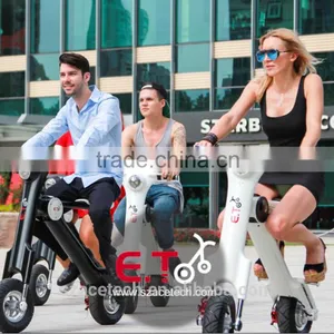 CE Approved 350W / 500W Motor ET Fashion Folding Electric Child Bike thumbnail-6