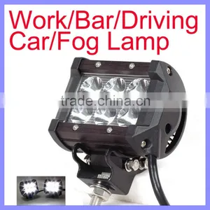 18W 4 Inch 6 X 3W IP67 Waterproof TRUCK/BOAT/JEEP/SUV LED Work Light Bar thumbnail-1