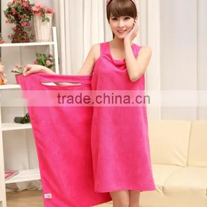 Wholesale Plain Microfiber Beach Towel Dress thumbnail-3