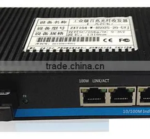 Industrial Fiber Media Converter 4*10/100M Base-TX and 2*100M Base-FX thumbnail-5