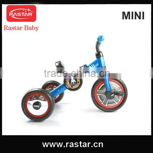 RASTAR MINI Licensed Folding 3 Wheel Baby Kids Steel Folding Tricycle thumbnail-1