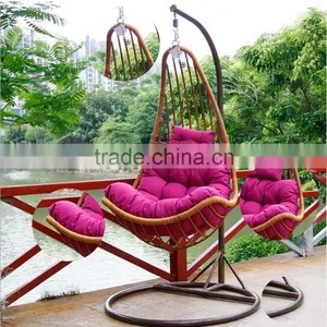 Wholesale Furniture Luxurious Comfort Outdoor Wicker Furniture Garden Hanging Bedroom Swing Chair thumbnail-6