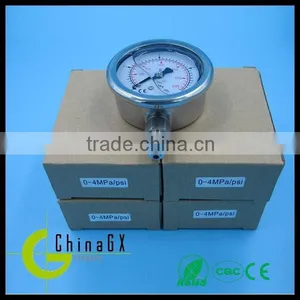 PGV Series All Stainless Oil Filled Pressure Gauge Manometer thumbnail-6