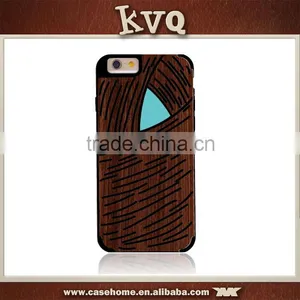 Natural Wood Wooden Hard Case Cover Protect Pattern For Apply Iphone 5s 6 thumbnail-5
