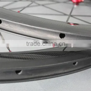 2015 Carbon Clincher Wheels Carbon 50mm Road Bike Wheels Carbon Hub thumbnail-2