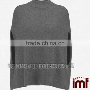 Cashmere Oversized Bat Wing Sweater thumbnail-1