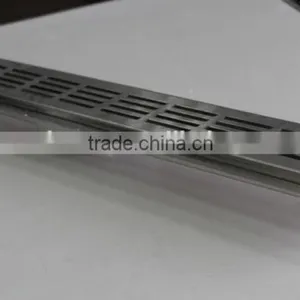 Audemar WaterMark Sloped Channel Base Bathroom Floor Drain Stainless Steel Cover thumbnail-1