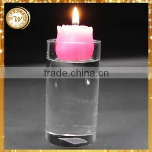High Quality Useful Wedding Crystal Golden Candle Holder thumbnail-1