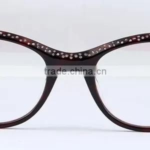 OEM Fashion High Quality Women Acetate Eyewear Optical Frame thumbnail-2