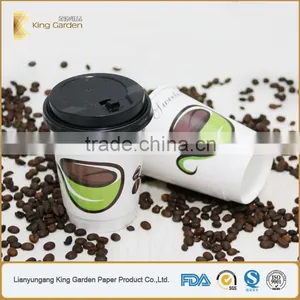 Single Wall /double Wall /ripple Wall Coffee Paper Cups With Lids thumbnail-4